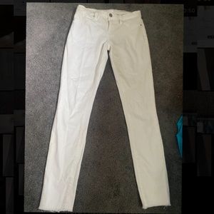 Blank NYC white skinny jeans.